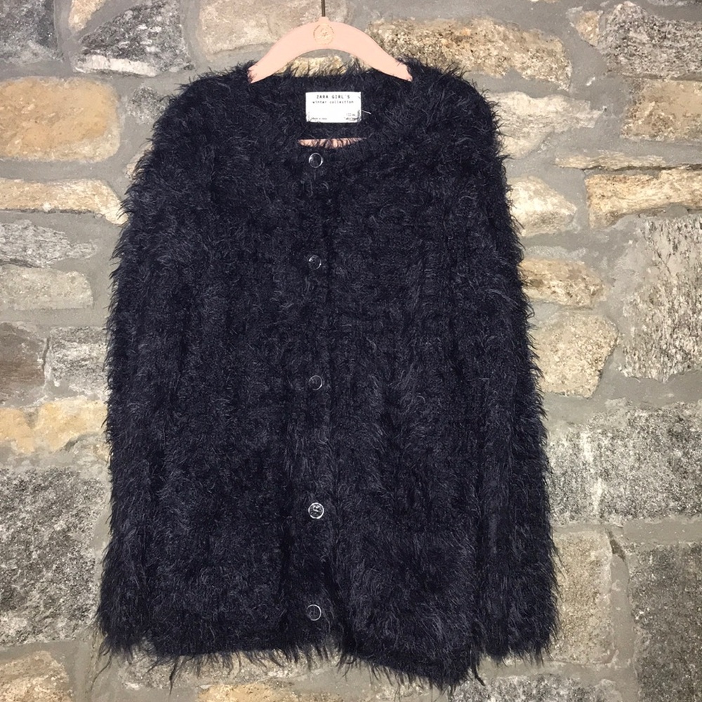 Zara Girls Fluffy Sweater